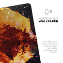 Liquid Abstract Paint V18 - Full Body Skin Decal for the Apple iPad Pro 12.9", 11", 10.5", 9.7", Air or Mini (All Models Available)