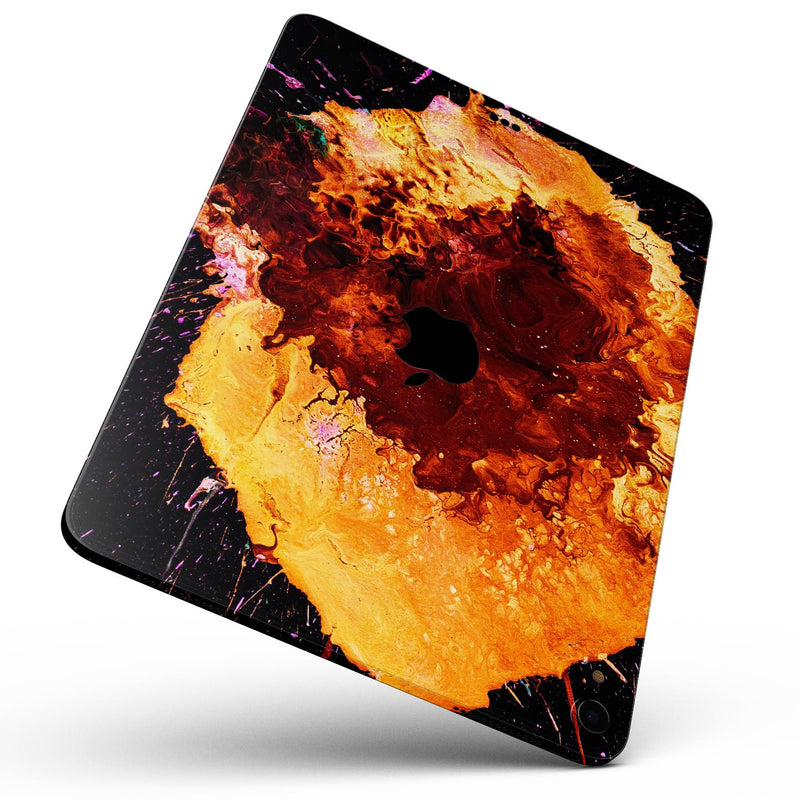 Liquid Abstract Paint V18 - Full Body Skin Decal for the Apple iPad Pro 12.9", 11", 10.5", 9.7", Air or Mini (All Models Available)