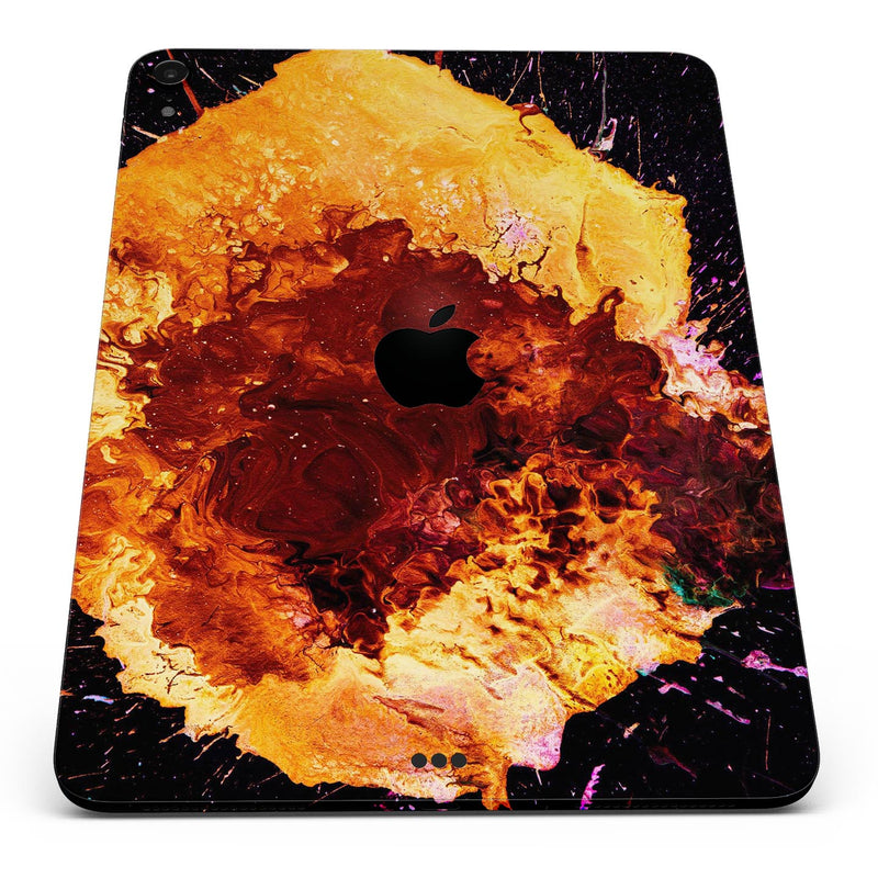 Liquid Abstract Paint V18 - Full Body Skin Decal for the Apple iPad Pro 12.9", 11", 10.5", 9.7", Air or Mini (All Models Available)