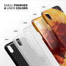 Liquid Abstract Paint V18 - iPhone X Swappable Hybrid Case