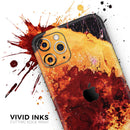 Liquid Abstract Paint V18  - Protective Skin Wrap & Decal – Compatible with iPhone SE to iPhone 17 Pro Max (All Models)