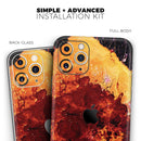 Liquid Abstract Paint V18  - Protective Skin Wrap & Decal – Compatible with iPhone SE to iPhone 17 Pro Max (All Models)
