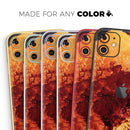 Liquid Abstract Paint V18  - Protective Skin Wrap & Decal – Compatible with iPhone SE to iPhone 17 Pro Max (All Models)