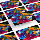 Liquid Abstract Paint V19 - Premium Protective Decal Skin-Kit for the Apple Credit Card