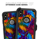 Liquid Abstract Paint V19 - Skin Kit for the iPhone OtterBox Cases