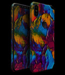 Liquid Abstract Paint V19 - iPhone XS MAX, XS/X, 8/8+, 7/7+, 5/5S/SE Skin-Kit (All iPhones Available)
