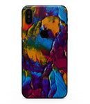 Liquid Abstract Paint V19 - iPhone XS MAX, XS/X, 8/8+, 7/7+, 5/5S/SE Skin-Kit (All iPhones Available)