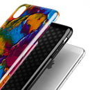 Liquid Abstract Paint V19 - iPhone X Swappable Hybrid Case