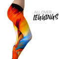 Liquid Abstract Paint V1 - All Over Print Womens Leggings / Yoga or Workout Pants