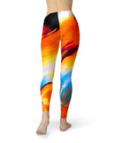 Liquid Abstract Paint V1 - All Over Print Womens Leggings / Yoga or Workout Pants