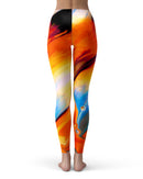 Liquid Abstract Paint V1 - All Over Print Womens Leggings / Yoga or Workout Pants