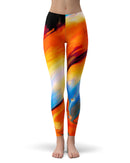 Liquid Abstract Paint V1 - All Over Print Womens Leggings / Yoga or Workout Pants