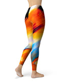 Liquid Abstract Paint V1 - All Over Print Womens Leggings / Yoga or Workout Pants