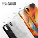 Liquid Abstract Paint V1 - iPhone X Swappable Hybrid Case