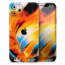 Liquid Abstract Paint V1  - Protective Skin Wrap & Decal – Compatible with iPhone SE to iPhone 17 Pro Max (All Models)