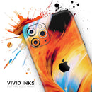 Liquid Abstract Paint V1  - Protective Skin Wrap & Decal – Compatible with iPhone SE to iPhone 17 Pro Max (All Models)