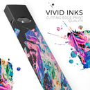 Liquid Abstract Paint V20 - Premium Decal Protective Skin-Wrap Sticker compatible with the Juul Labs vaping device
