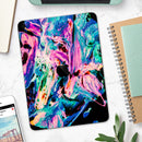 Liquid Abstract Paint V20 - Full Body Skin Decal for the Apple iPad Pro 12.9", 11", 10.5", 9.7", Air or Mini (All Models Available)
