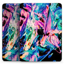 Liquid Abstract Paint V20 - Full Body Skin Decal for the Apple iPad Pro 12.9", 11", 10.5", 9.7", Air or Mini (All Models Available)