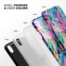 Liquid Abstract Paint V20 - iPhone X Swappable Hybrid Case