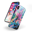 Liquid Abstract Paint V20 - iPhone X Swappable Hybrid Case