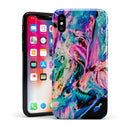 Liquid Abstract Paint V20 - iPhone X Swappable Hybrid Case