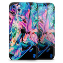 Liquid Abstract Paint V20  - Protective Skin Wrap & Decal – Compatible with iPhone SE to iPhone 17 Pro Max (All Models)