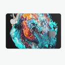 Liquid Abstract Paint V21 - Premium Protective Decal Skin-Kit for the Apple Credit Card