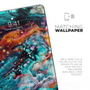 Liquid Abstract Paint V21 - Full Body Skin Decal for the Apple iPad Pro 12.9", 11", 10.5", 9.7", Air or Mini (All Models Available)