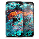 Liquid Abstract Paint V21  - Protective Skin Wrap & Decal – Compatible with iPhone SE to iPhone 17 Pro Max (All Models)
