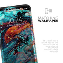 Liquid Abstract Paint V21  - Protective Skin Wrap & Decal – Compatible with iPhone SE to iPhone 17 Pro Max (All Models)