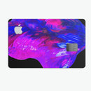 Liquid Abstract Paint V22 - Premium Protective Decal Skin-Kit for the Apple Credit Card