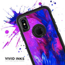 Liquid Abstract Paint V22 - Skin Kit for the iPhone OtterBox Cases