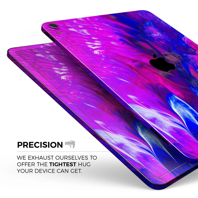 Liquid Abstract Paint V22 - Full Body Skin Decal for the Apple iPad Pro 12.9", 11", 10.5", 9.7", Air or Mini (All Models Available)