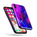 Liquid Abstract Paint V22 - iPhone X Swappable Hybrid Case