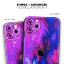 Liquid Abstract Paint V22  - Protective Skin Wrap & Decal – Compatible with iPhone SE to iPhone 17 Pro Max (All Models)
