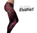 Liquid Abstract Paint V23 - All Over Print Womens Leggings / Yoga or Workout Pants