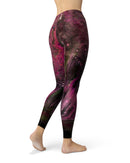Liquid Abstract Paint V23 - All Over Print Womens Leggings / Yoga or Workout Pants