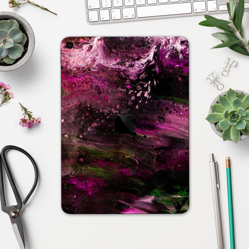 Liquid Abstract Paint V23 - Full Body Skin Decal for the Apple iPad Pro 12.9", 11", 10.5", 9.7", Air or Mini (All Models Available)
