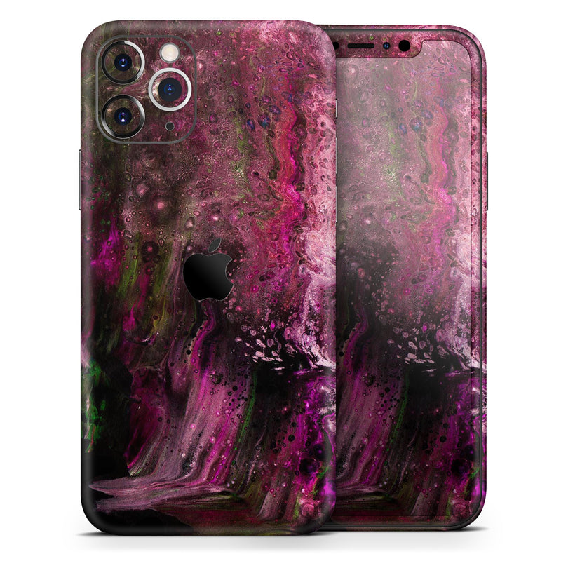 Liquid Abstract Paint V23  - Protective Skin Wrap & Decal – Compatible with iPhone SE to iPhone 17 Pro Max (All Models)