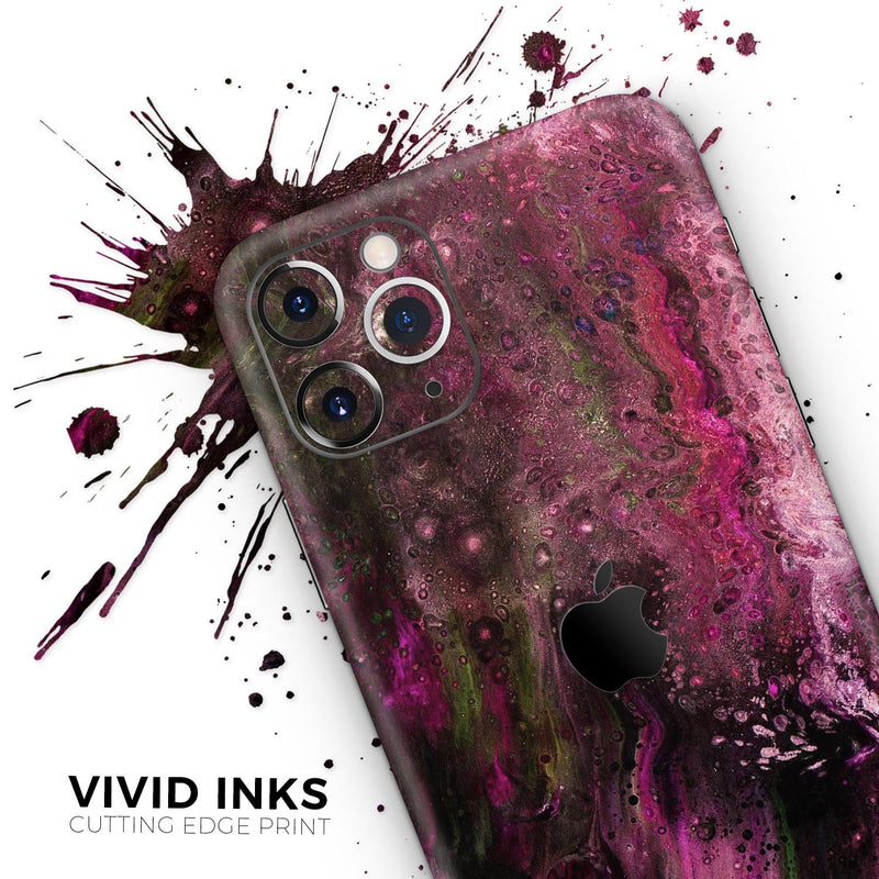 Liquid Abstract Paint V23 - Skin-Kit compatible with the Apple iPhone 13, 13 Pro Max, 13 Mini, 13 Pro, iPhone 12, iPhone 11 (All iPhones Available)