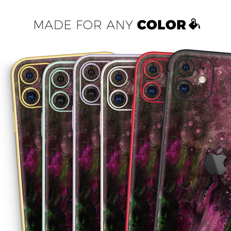 Liquid Abstract Paint V23  - Protective Skin Wrap & Decal – Compatible with iPhone SE to iPhone 17 Pro Max (All Models)