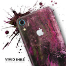 Liquid Abstract Paint V23 - Skin-Kit for the Apple iPhone XR, XS MAX, XS/X, 8/8+, 7/7+, 5/5S/SE (All iPhones Available)