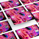 Liquid Abstract Paint V24 - Premium Protective Decal Skin-Kit for the Apple Credit Card