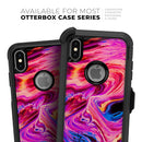 Liquid Abstract Paint V24 - Skin Kit for the iPhone OtterBox Cases