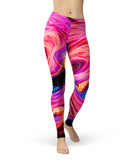 Liquid Abstract Paint V24 - All Over Print Womens Leggings / Yoga or Workout Pants