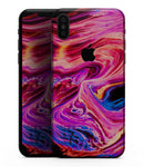 Liquid Abstract Paint V24 - iPhone XS MAX, XS/X, 8/8+, 7/7+, 5/5S/SE Skin-Kit (All iPhones Available)