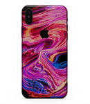Liquid Abstract Paint V24 - iPhone XS MAX, XS/X, 8/8+, 7/7+, 5/5S/SE Skin-Kit (All iPhones Available)