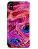 Liquid Abstract Paint V24 - iPhone X Clipit Case