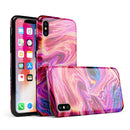 Liquid Abstract Paint V24 - iPhone X Swappable Hybrid Case